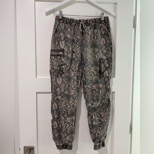 Vintage Havana Snake Print Joggers